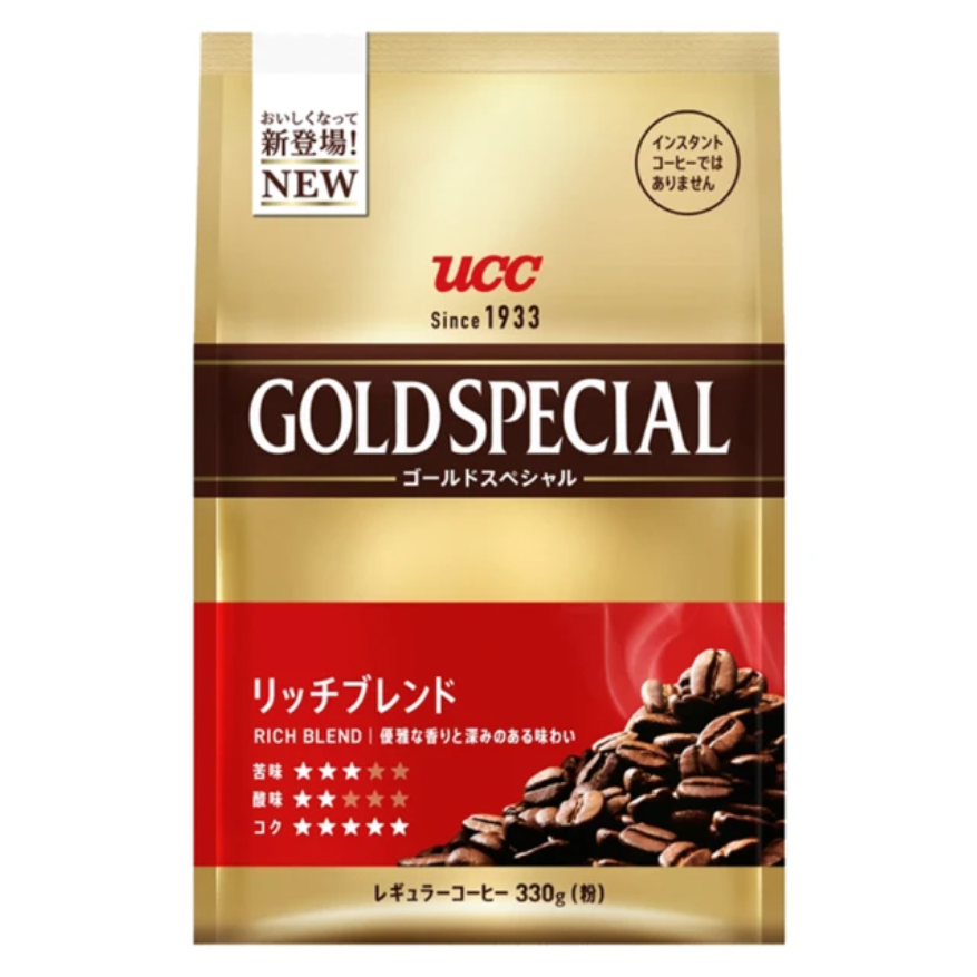 UCC 進口金質香醇研磨咖啡粉