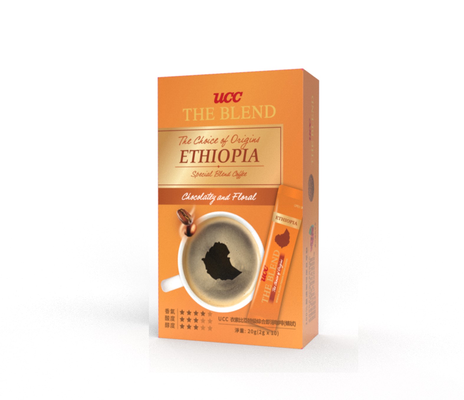 UCC衣索比亞特級綜合即溶咖啡