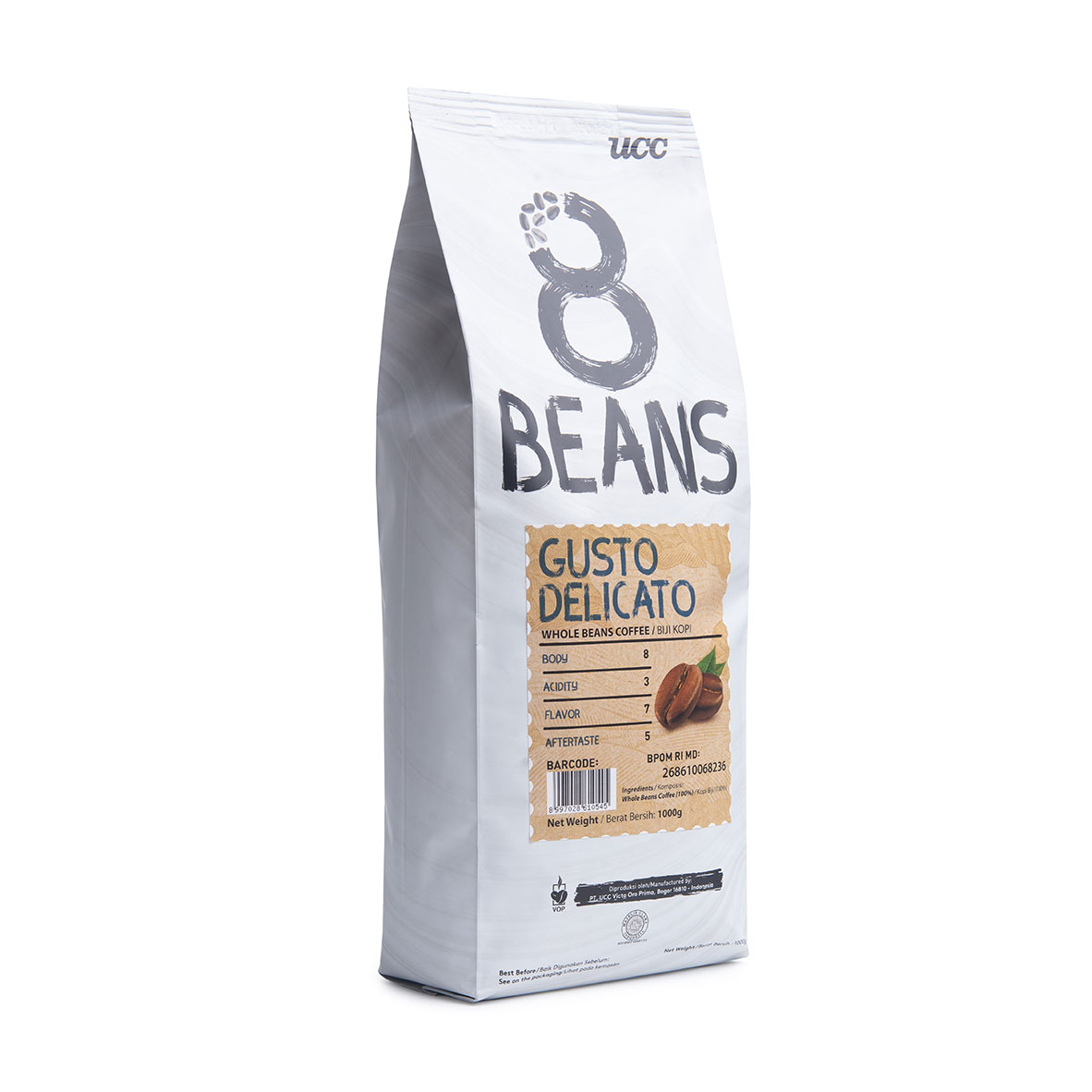Gusto Delicato Whole Bean Coffee